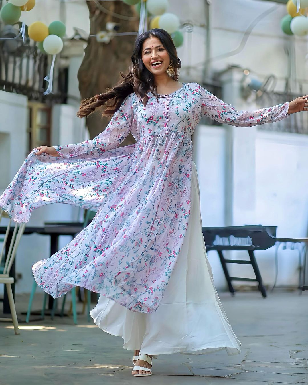 INDIAN TV ACTRESS RIDHEEMA TIWARI STILLS IN WHITE COLOR DRESS 8